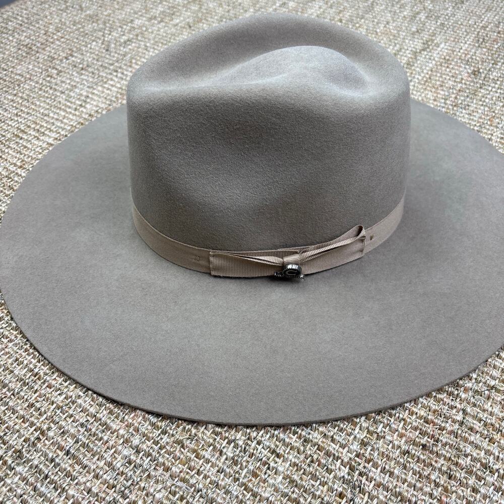 🤠 Charlie 1 Horse Highway Felt Hat | Size S | Mushroom | Wool Blend📏 Size S - Picture 2 of 7